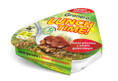 Buckwheat with goulash sauce