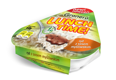 Rice with hunting sauce